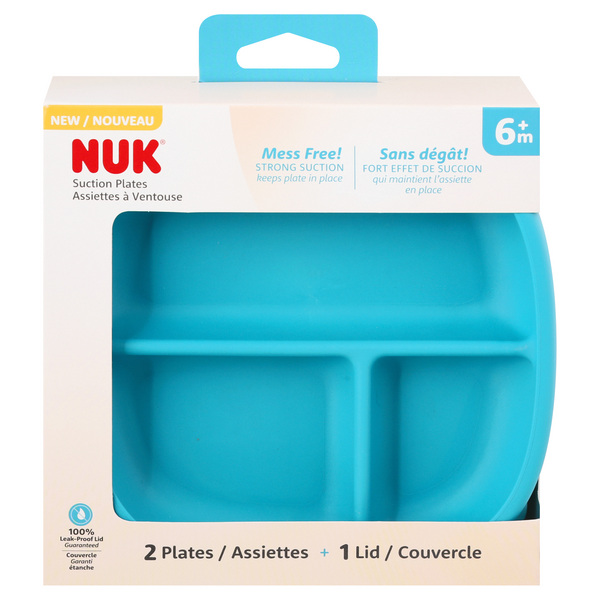 NUK Suction Plates 6+ Months