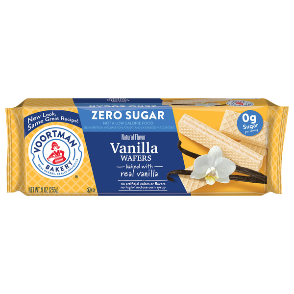 Voortman Zero Sugar Vanilla Wafer Cookies