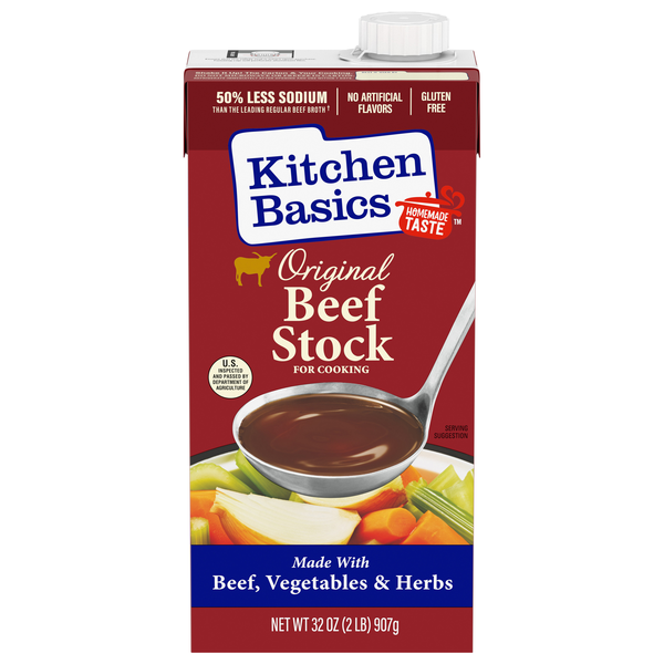 Kitchen Basics Original Beef Stock for Cooking