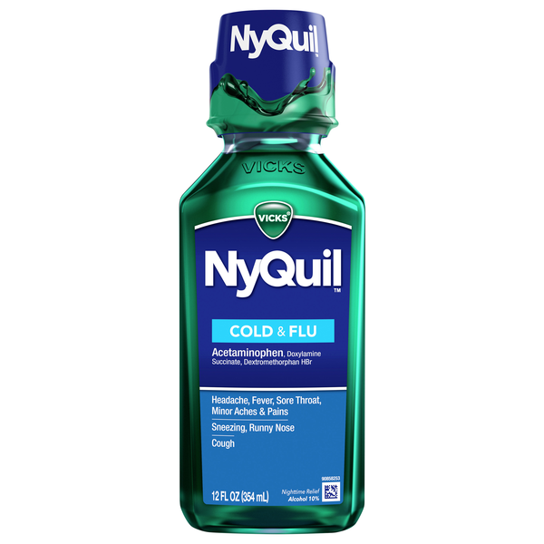 Vicks NyQuil Cold & Flu Nighttime Relief Liquid