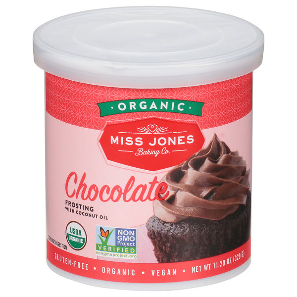 Save on Miss Jones Baking Co. Chocolate Frosting with Cocount Oil Organic Order Online Delivery