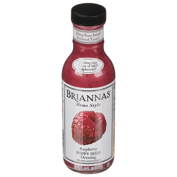 Briannas Home Style Raspberry Poppy Seed Dressing
