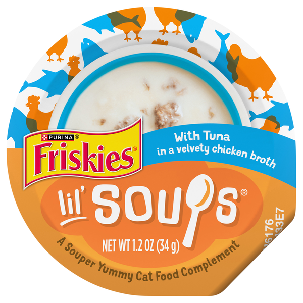 Friskies Lil' Soups Cat Food Complement with Tuna