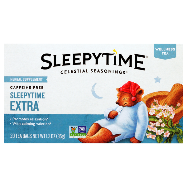 Celestial Seasonings Caffeine Free Sleepytime Extra Herbal Tea Bags