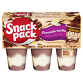 Snack Pack Chocolate Vanilla Pudding Cups Super Size - 6 ct
