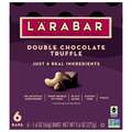 LARABAR Gluten Free Double Chocolate Truffle Fruit & Nut Bars - 6 ct