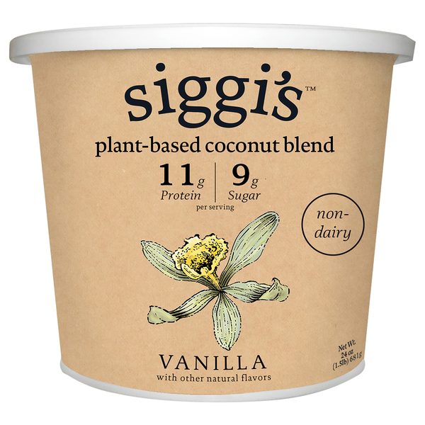 Siggi's Plant-Based Coconut Blend Non-Dairy Vanilla Yogurt