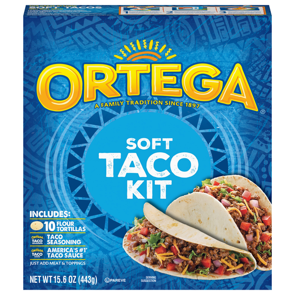 Ortega Soft Taco Dinner Kit - 10 ct