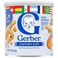 Gerber Lil' Crunchies Mild Cheddar Baked Grain Snack 8+ Months