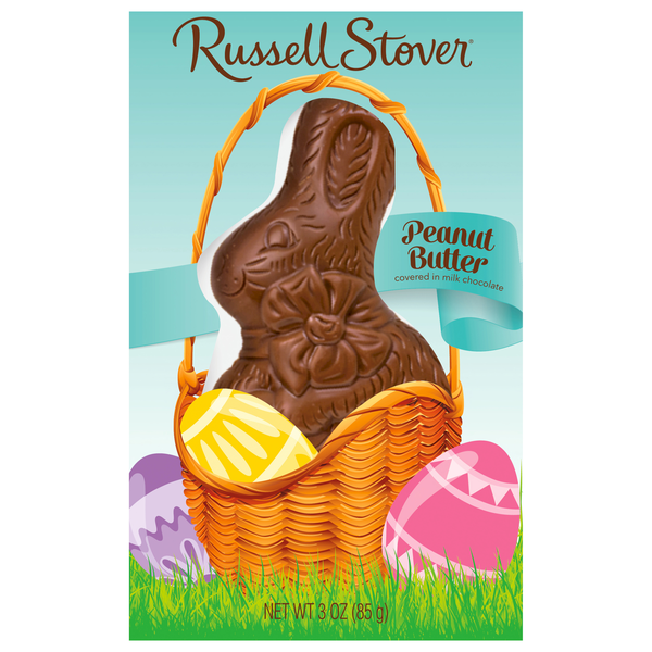 Russell Stover Peanut Butter Bunny Covered In Milk Chocolate Easter Candy