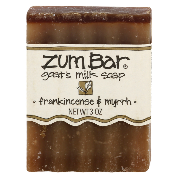 Zum Bar Frankincense & Myrrh Goat's Milk Soap Bar