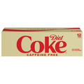 Diet Coke Cola Soda Caffeine Free - 12 pk