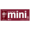Dr Pepper Soda Mini - 10 pk
