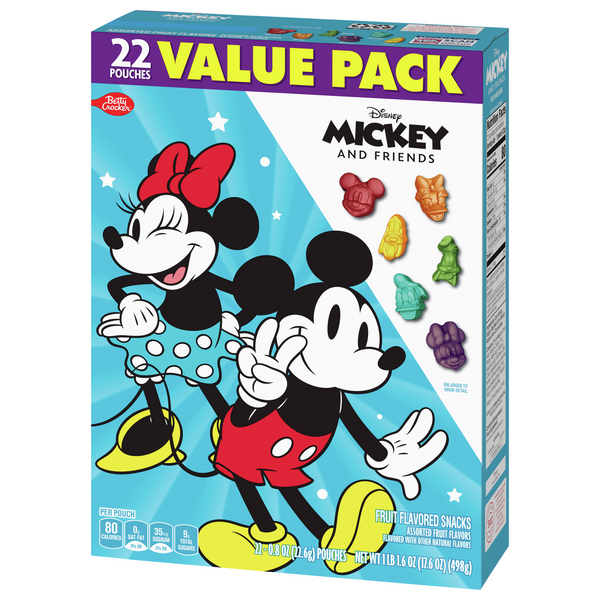 Save on Betty Crocker Fruit Flavored Snacks Mickey & Friends 22 ct