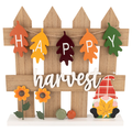 Smart Living Word Decor Gnome Happy Harvest
