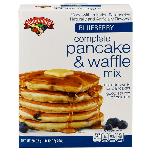 Hannaford Blueberry Complete Pancake & Waffle Mix