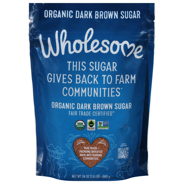 Wholesome Organic Dark Brown Sugar