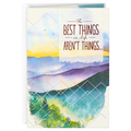 Hallmark Birthday Card (Watercolor Mountains)