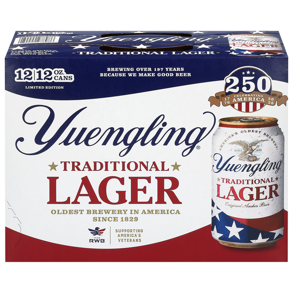 Yuengling Traditional Lager Beer - 12 pk