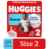 Huggies Little Snugglers Size 2 Baby Diapers 12-18 lb