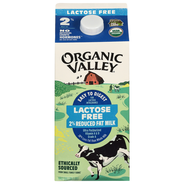 Organic Valley Lactose Free 2% Reduce Fat Milk