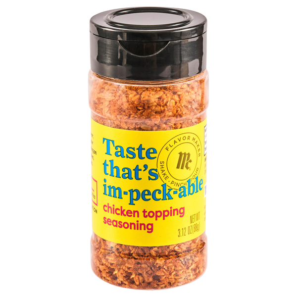 McCormick Flavor Maker Taste That's Im-Peck-Able Chicken Topping Seasoning