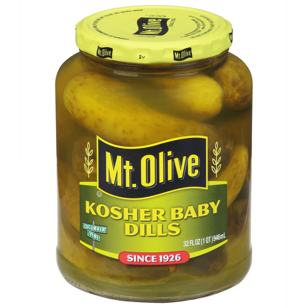 Mt. Olive Kosher Baby Dill Pickles