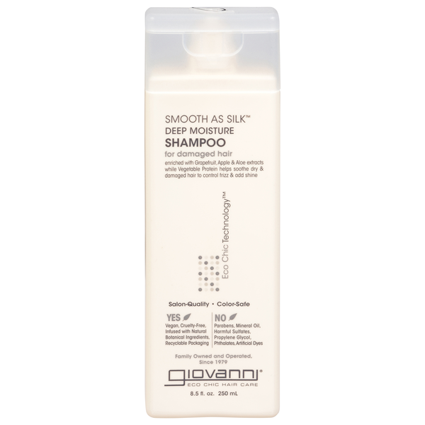 Giovanni Eco Chic Shampoo Smooth as Silk Deep Moisture for Damaged Hair