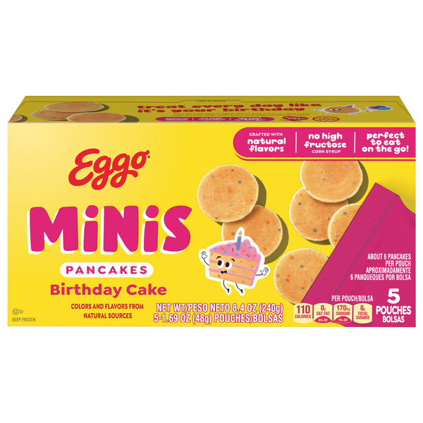 Eggo Minis Birthday Cake Pancakes - 5 ct