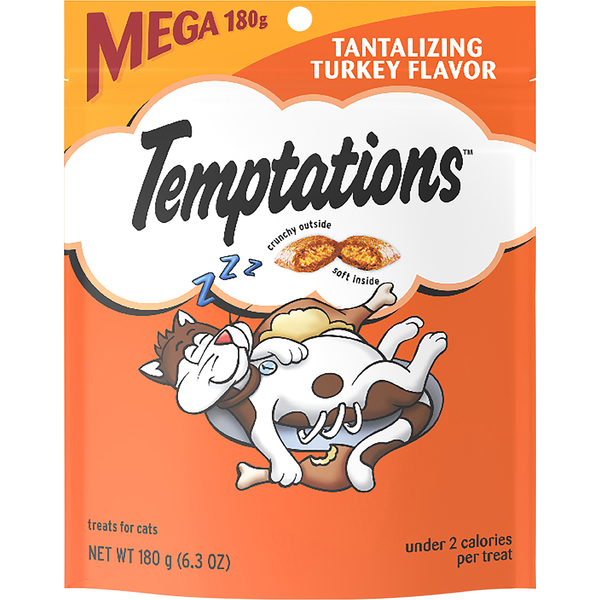 Temptations Tantalizing Turkey Flavor Crunchy & Soft Cat Treats