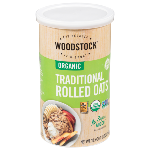 Woodstock Organic No Sugar Added Traditional Rolled Oats