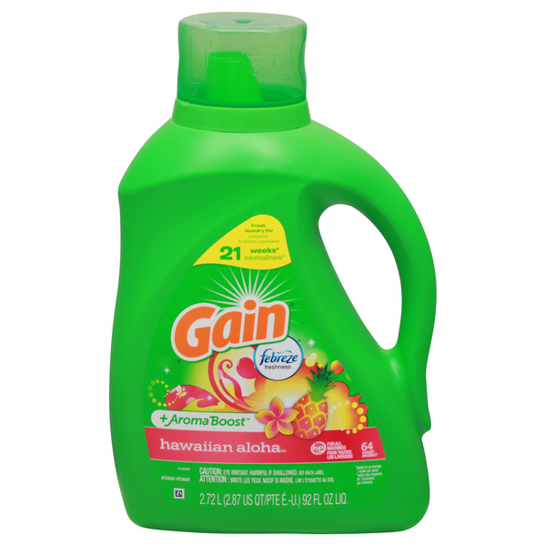 Save on Gain + Aroma Boost Liquid Detergent Hawaiian Aloha Order Online