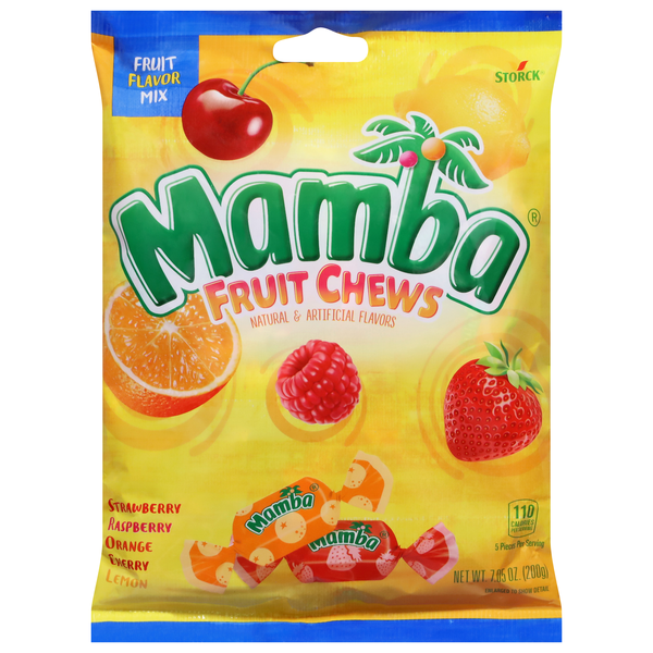 Mamba Assorted Fruit Chews Candy