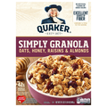 Quaker Simply Granola Oats Honey Raisins & Almonds Whole Grain Cereal