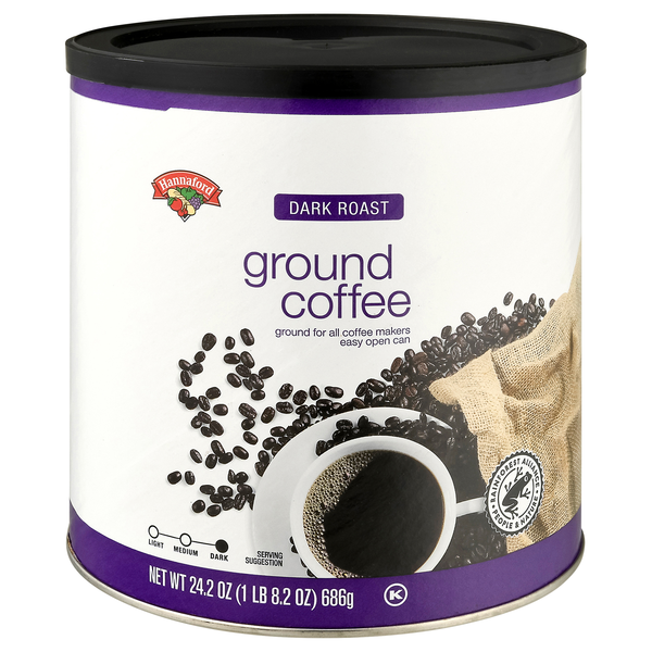 Hannaford Dark Roast Ground Coffee