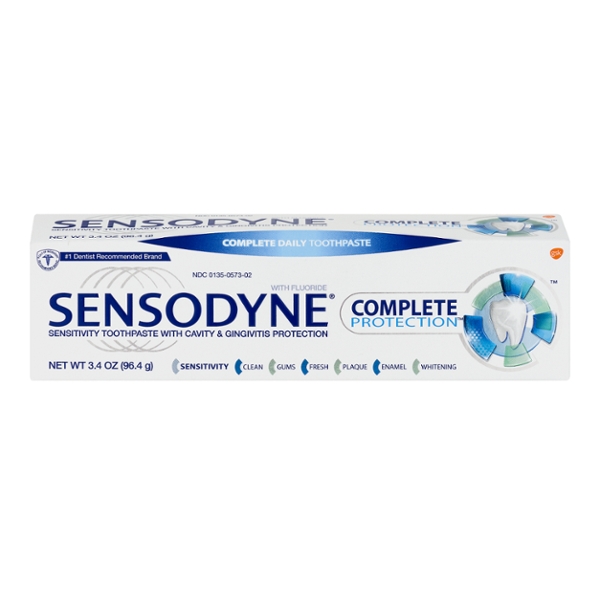 Save on Sensodyne Complete Protection with Fluoride Toothpaste Order