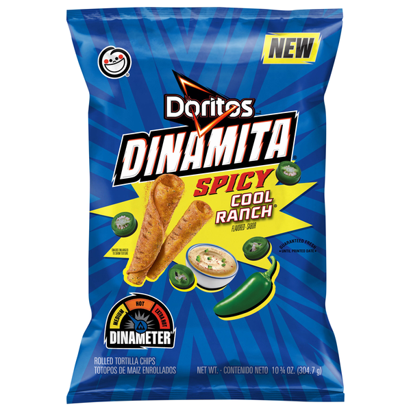 Doritos Dinamita Spicy Cool Ranch Rolled Tortilla Chips