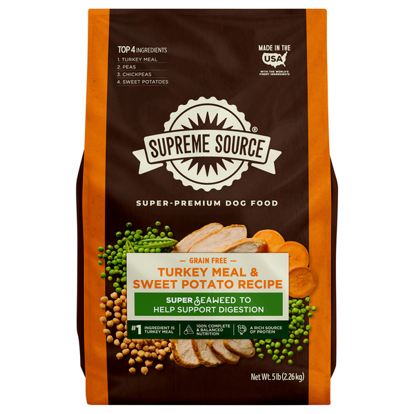 Supreme Source Grain Free Turkey Meal & Sweet Potato Recipe Dry Dog Food