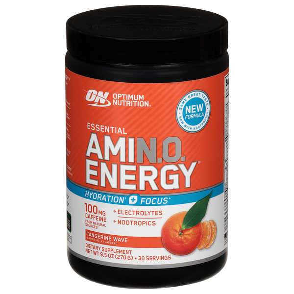 Optimum Nutrition Tangerine Wave Essential AMIN.O. Energy + Hydration