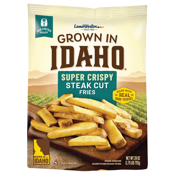 Lamb Weston Grown in Idaho Super Crispy Steak Cut Fries Frozen