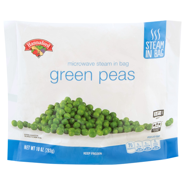 Hannaford Steam in Bag Green Peas Frozen