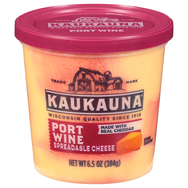 Kaukauna Port Wine Spreadable Cheese
