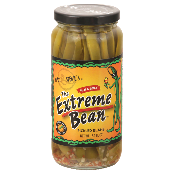 Matt & Steve's The Extreme Bean Hot & Spicy Pickled Beans