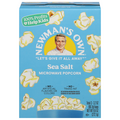 Newman's Own Microwave Popcorn Sea Salt - 3 ct