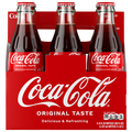Coca-Cola Original Soda - 6 pk (Glass Bottles)
