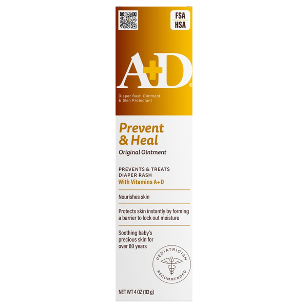 A+D Prevent Diaper Rash Ointment & Skin Protectant