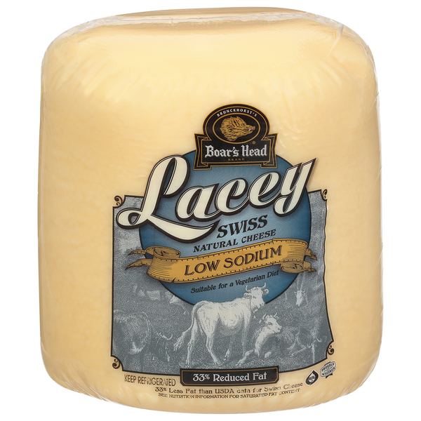 Save on Boar's Head Master Cheesemaker's Deli Lacey Swiss Cheese (Reg