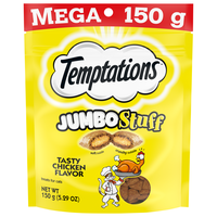 Temptations JUMBO Stuff Tasty Chicken Flavor Crunchy & Soft Cat Treats