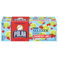 Polar Mini Calorie Free Cranberry Lime Seltzer - 10 pk