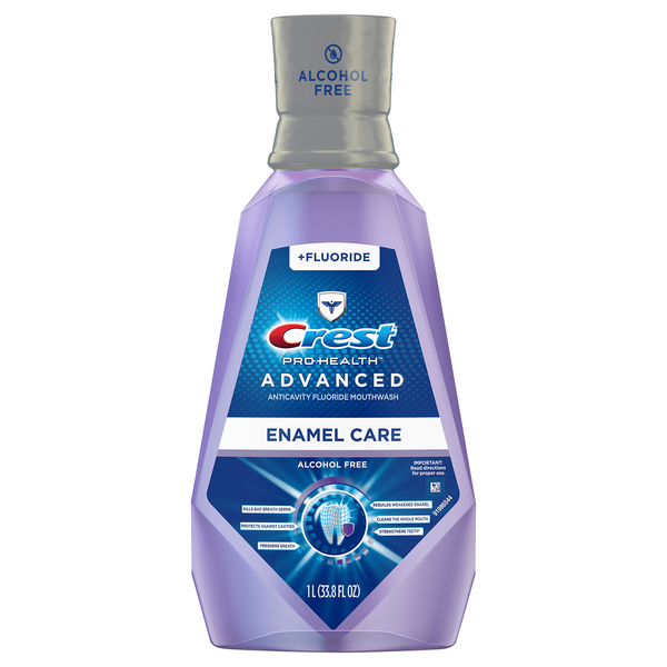 Crest Pro-Health Advanced Enamel Care Mouthwash Alcohol Free